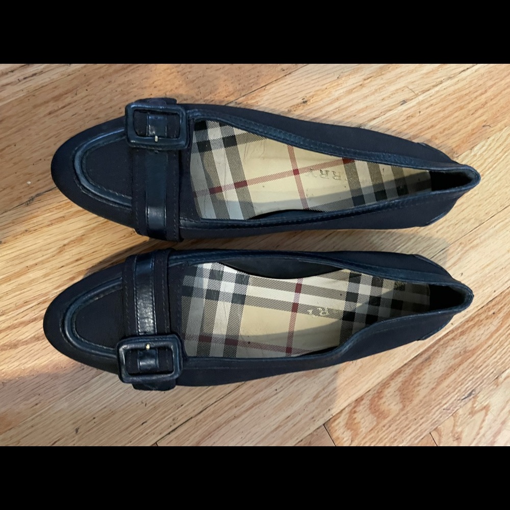 Burberry flats. Barely worn